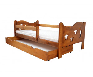 Кровать Звездочет детская из березы