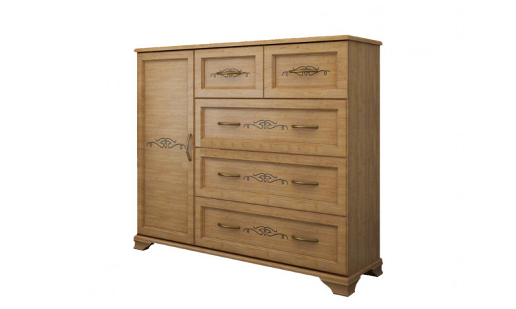 Комод Таката с дверкой из массива березы