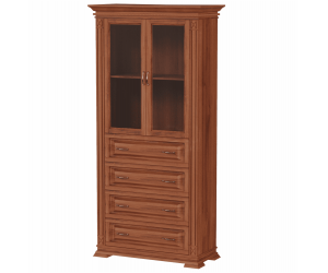 Книжный шкаф Верди 138 из массива